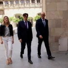 Illa amb Martínez Bravo i Raúl Moreno ahir. - ACN