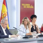 Un moment de la roda de premsa després del Consell de Ministres. - EUROPA PRESS