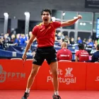 Cesc Carrera, celebrant un punt decisiu en la ronda de quarts.