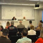 Un moment de la reunió celebrada ahir a Lleida. - GENERALITAT