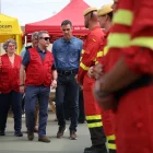 Sánchez va visitar juntament amb Page el desolador incendi de Guadalajara. - ALEJANDRO MARTÍNEZ VÉLEZ / EUROPA PRESS