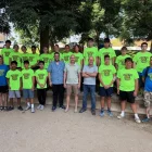 El grup de participants en l’experiència amb l’alcalde, Jordi Castany, al centre de la imatge. - A.A.
