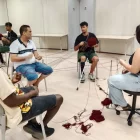 Imatge de la sessió d’ahir.