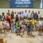 Guanyadors i assistents a l’entrega dels premis del Concurs de Fanalets de Sant Jaume ahir. - PAU PASCUAL PRAT