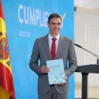 Pedro Sánchez va fer balanç del curs polític. - ALEJANDRO MARTÍNEZ VÉLEZ / EUROPA PRESS