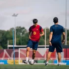 El de Berga, durant una sessió d’entrenament. - FCB/MARC GRAUPERA