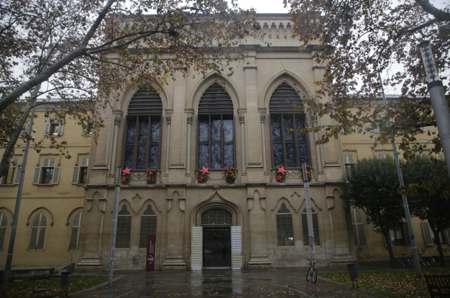 El edificio del Rectorado de la Universitat de Lleida.