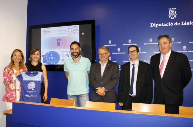 La prueba se presentó ayer en la diputación de Lleida.