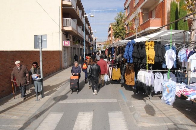 El mercado dejará de celebrarse en la calle Arbeca. 