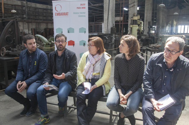 Un momento de la presentación en Cal Trepat. El presupuesto del festival es de 26.000 euros.