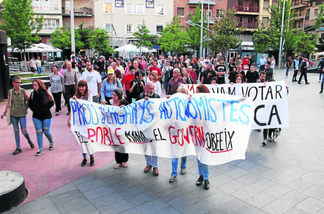 La manifestación partió de la plaza Ricard Viñes