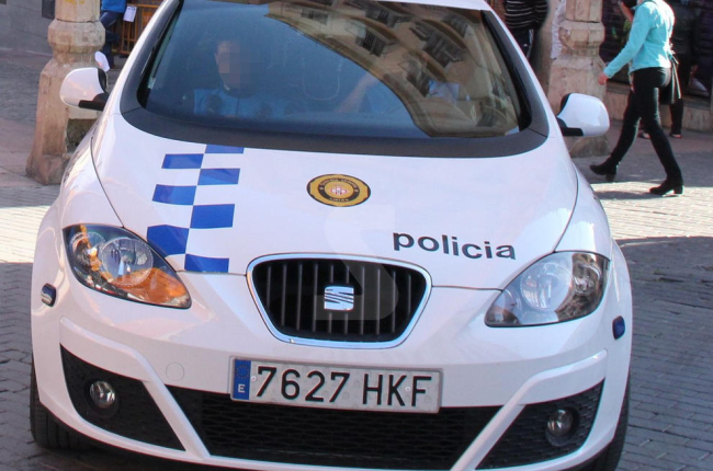 Una patrulla de la Guàrdia Urbana de Lleida.