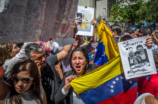Imatge d’arxiu de protestes contra Maduro a Miami.