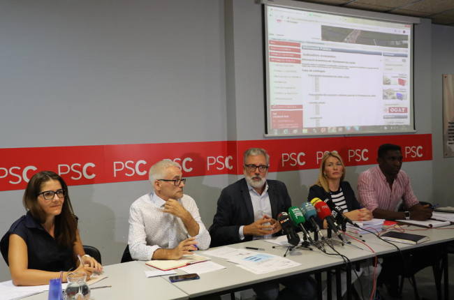 Larrosa va replicar ahir a les acusacions del govern municipal sobre la situació econòmica de la Paeria.