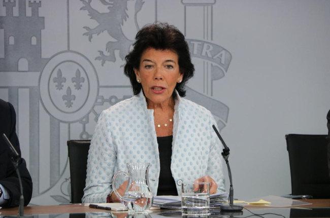La portaveu del govern espanyol en funcions, Isabel Celaá.