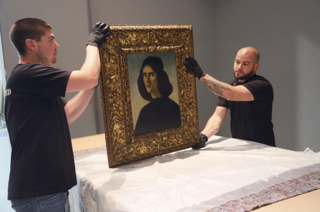El ‘Retrato de Michele Marullo Tarcaniotes’ es la última pintura del artista italiano en manos privadas. 