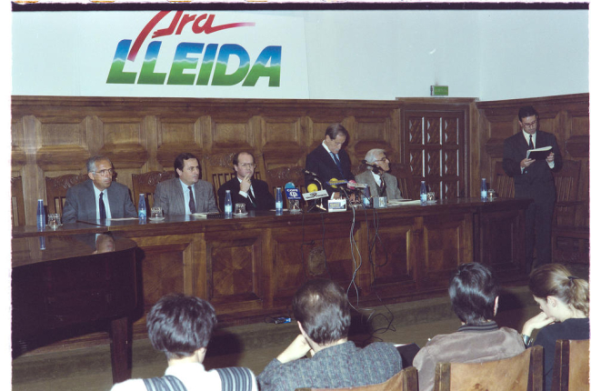 Moment de la decisió del jurat de la primera edició del Pica d’Estats, fa trenta anys.
