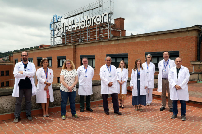 Investigadors de Vall d’Hebron que han participat en l’estudi.