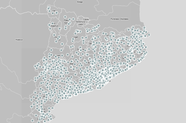 Consulta el mapa de les escoles d'Educació Primària de Catalunya