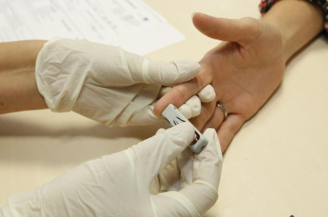 Imatge d’arxiu d’extracció de sang.