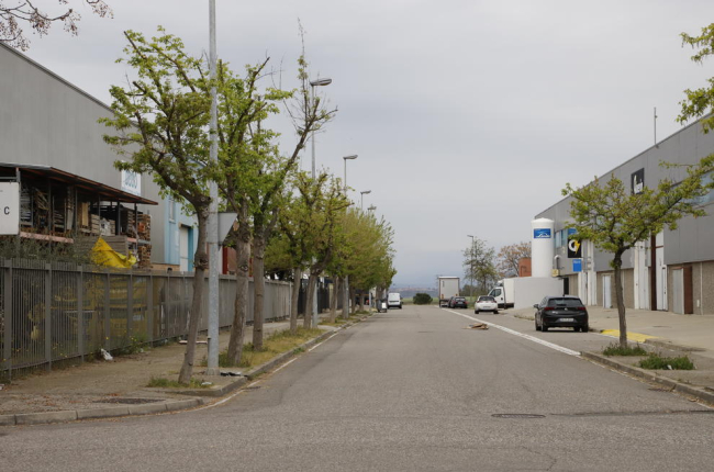 Imatge d’un dels polígons industrials de Lleida ciutat, on s’incrementarà l’activitat.