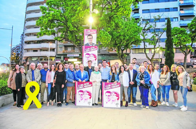 Acte aquesta passada mitjanit de Junts per Tàrrega.