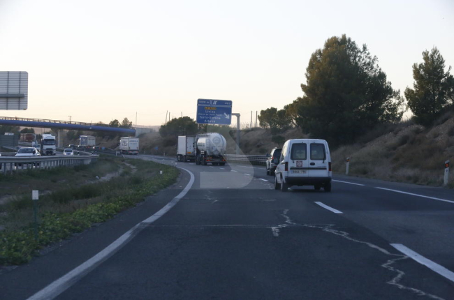 La autovía A-2 a su paso por Lleida.