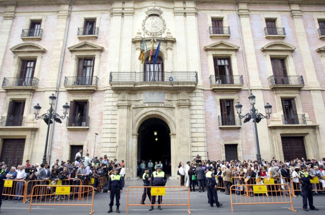 El edificio del Tribunal Superior de Justicia de Valencia.