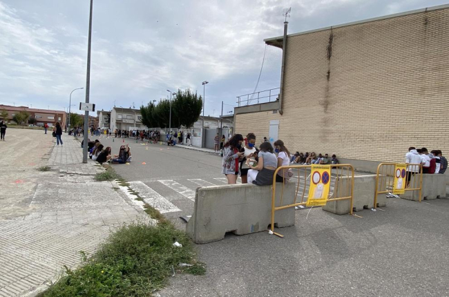 El solar que ha cedido la Paeria para que se utilice como patio.