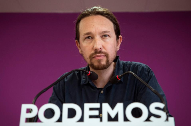 El secretario general de Podemos, Pablo Iglesias