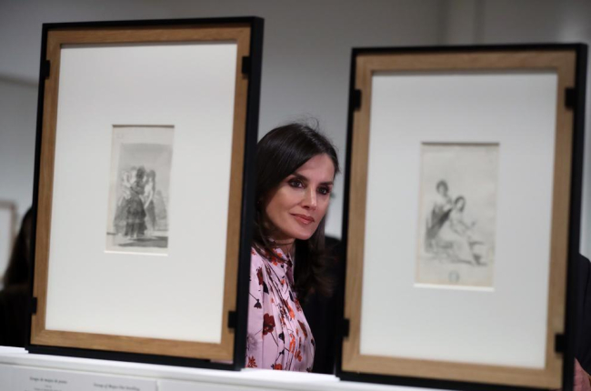 La reina Letícia va inaugurar ahir la mostra al Prado.
