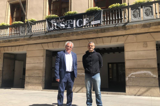 Enric Mir (JxlesBorges) i Josep Farran (BxRep), els candidats que actualment tenen representació a l’ajuntament de les Borges.