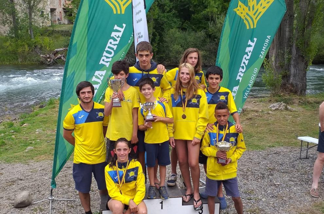 Els representants del club de la Seu després de l’Estatal.