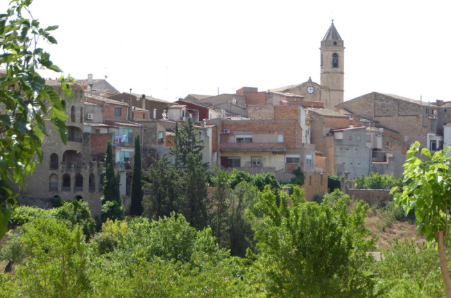 Una vista de Cervià de les Garrigues.