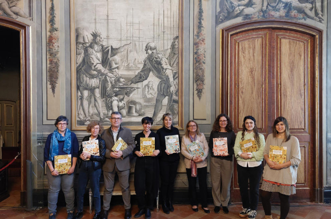 Responsables de museus de la Xarxa Territorial catalana van presentar ahir els llibres a Barcelona.