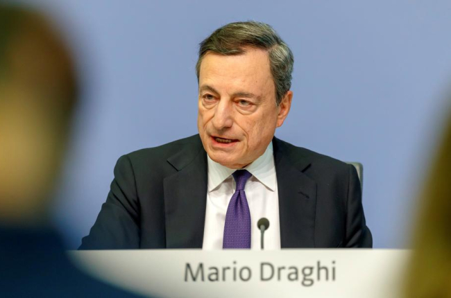 Imatge del president del Banc Central Europeu, Mario Draghi.