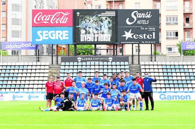 El Juvenil del Lleida va tancar la temporada al Camp d’Esports.