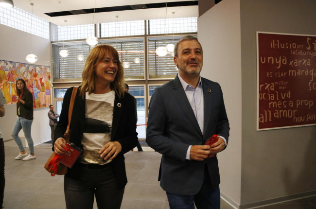 Imatge d’arxiu dels socialistes Laia Bonet i Jaume Collboni.
