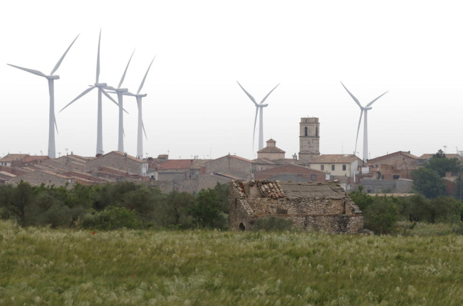 Molins de vent al municipi d’Almatret.