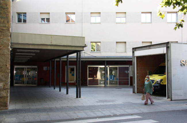 Una de las entradas del Sant Hospital de la Seu d'Urgell.