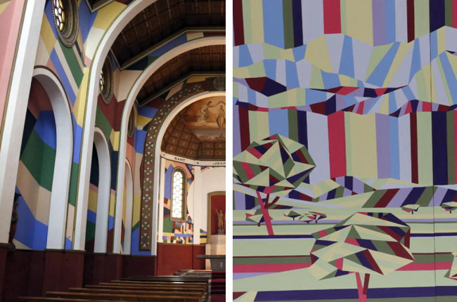 Una artista de Sant Cugat veu un “possible plagi” al mural de l'església de Penelles