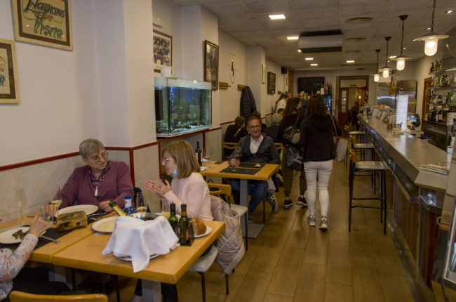 Imatge del restaurant Bellera de Lleida ahir al migdia.