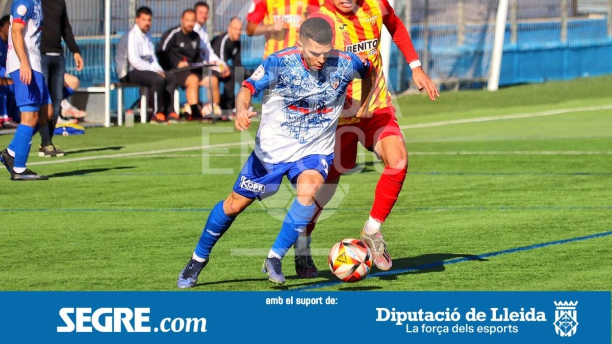 Una jugada del partido