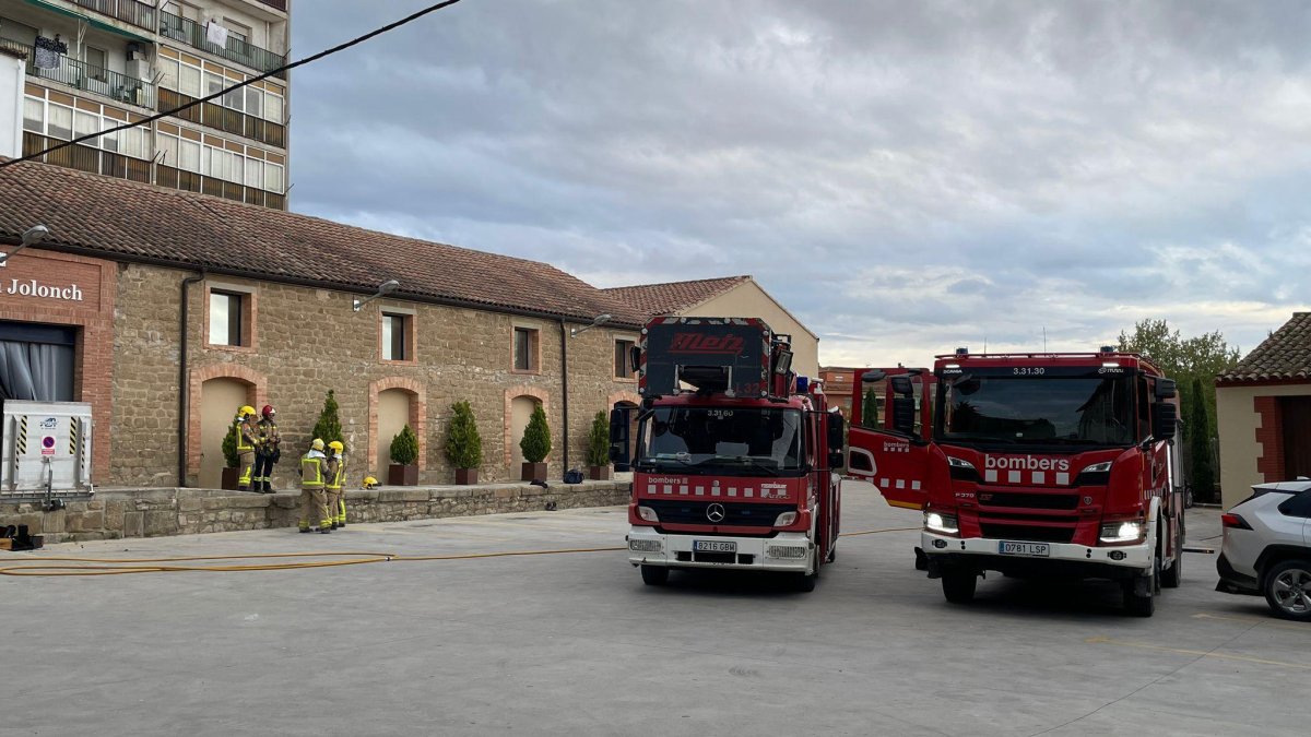 Els bombers han treballat amb dos dotación en l'incendi a Agramunt.