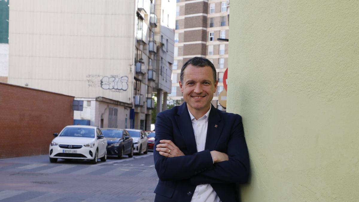 El candidat del PSC a Lleida al Parlament, Òscar Ordeig. - AMADO FORROLLA