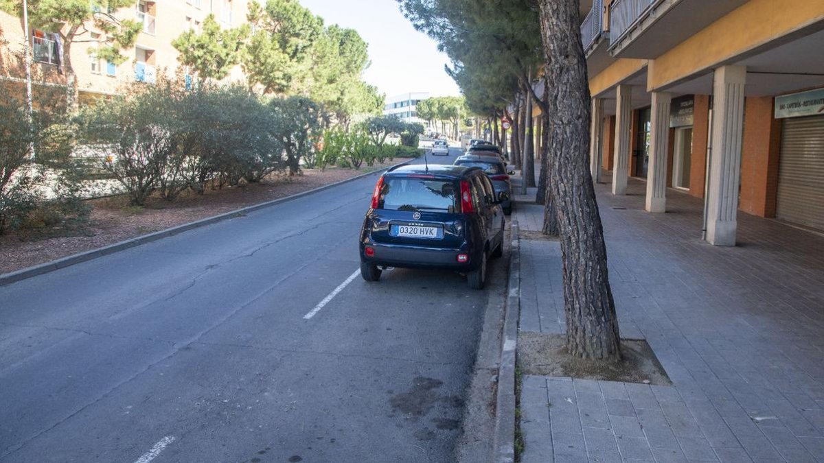 Vista de la Via Lacetània, carrer en el qual va tenir lloc l’agressió dilluns passat cap a les 6 del matí. - LAIA PEDRÓS