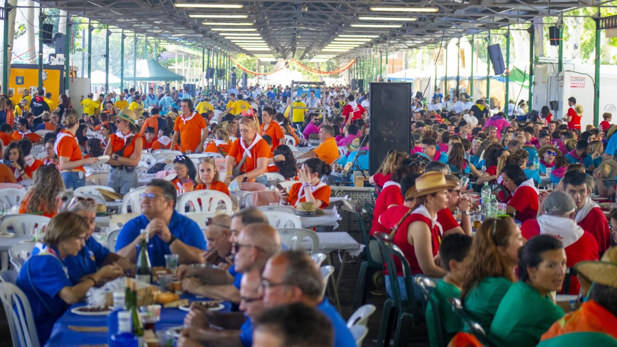 Una comida durante la última edición del Aplec del Caragol de Lleida