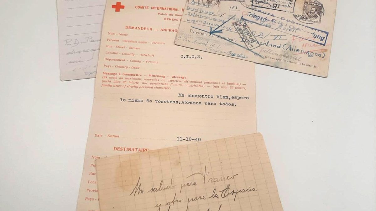 Algunes de les cartes i documents que formaran part de l’espectacle produït per la Paeria. - L. GARCÍA