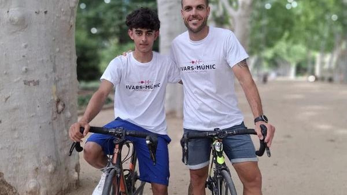 El Ferran i el Carles recorreran junts els 1.700 km fins a Múnic. - AFANOC