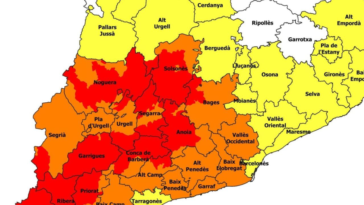 Mapa del Plan Alfa para este domingo